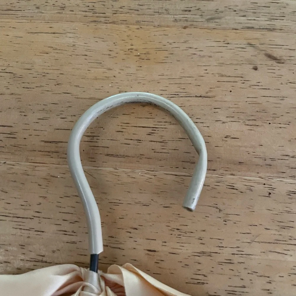 Neiman Marcus Padded Hanger Vintage Boudoir Lingerie Clothes Satin Rose Bow